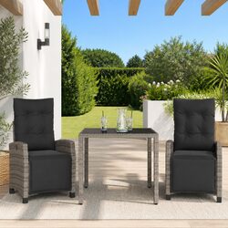 Concise Outdoor Dining Set for Relaxation and Meals