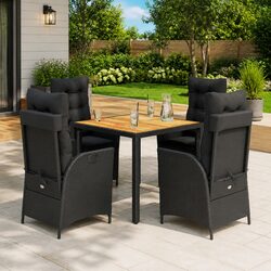 5-Piece Garden Dining Set: Comfort Meets Durability