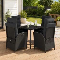 Compact 5 Piece Garden Dining Set – Easy Setup