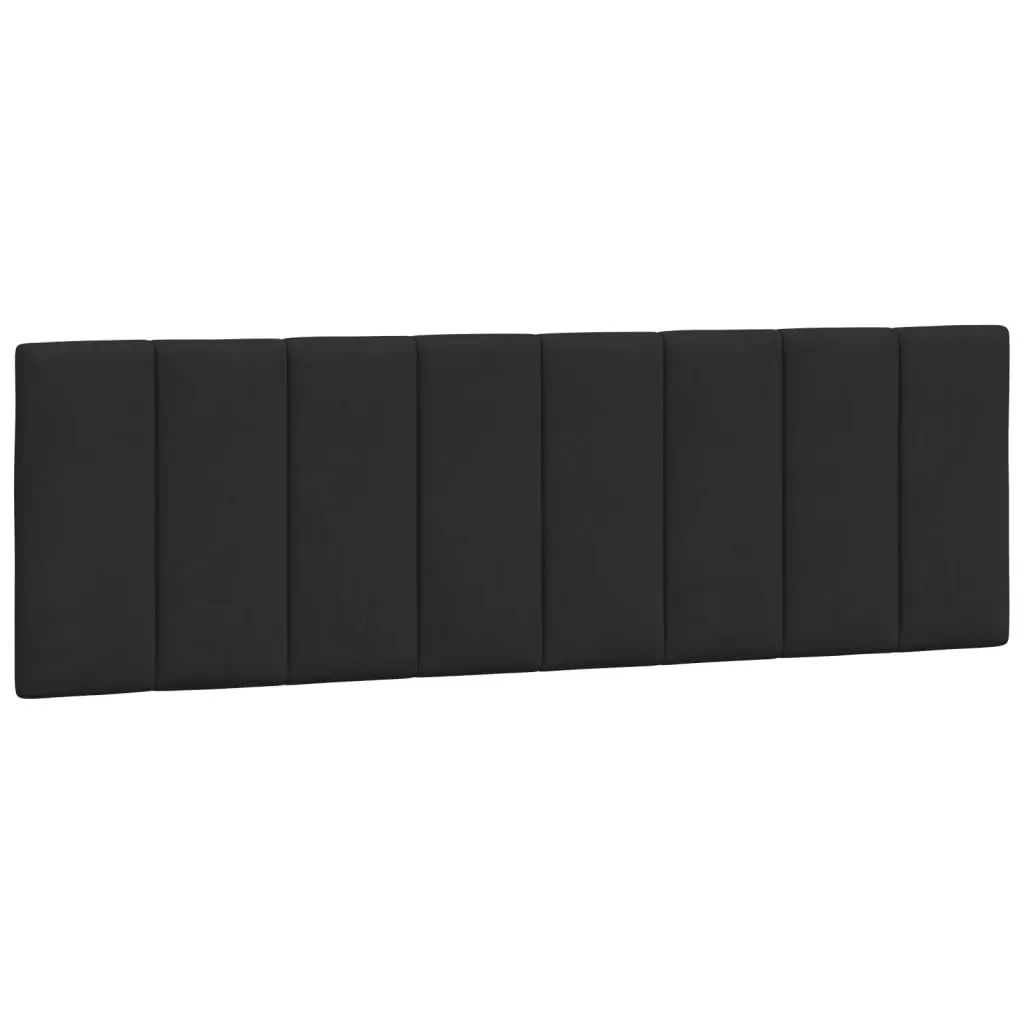 Queen Bed Frame Black Velvet 152x203 cm LED Lights