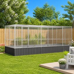 Large Bird Aviary with Extension: Secure and Spacious