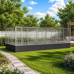 Friendly Outdoor Aviary with Extension for Birds and Small Pets