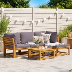 Compact 5 Piece Garden Lounge Set, Perfect for You