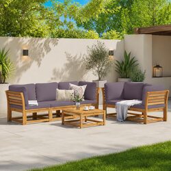 Compact Outdoor Lounge Set: Stylish and Functional