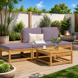 4 Piece Garden Lounge Set