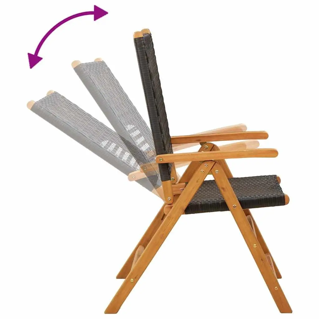 4-Piece Outdoor Reclining Chairs