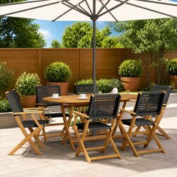 Folding Garden Chairs Set of 6 – Durable & Functional