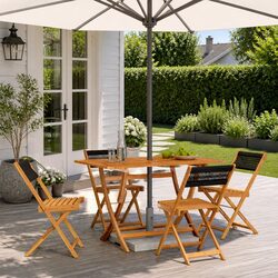 Folding Garden Chairs Set