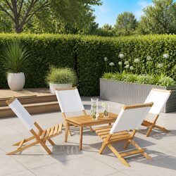 Folding Garden Chair Set