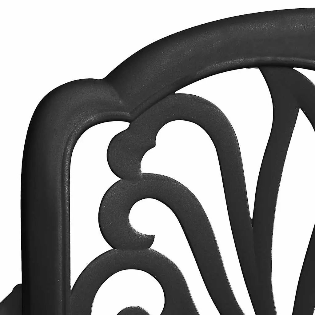 5-Piece Outdoor Dining Set with Aluminium Table and Chairs
