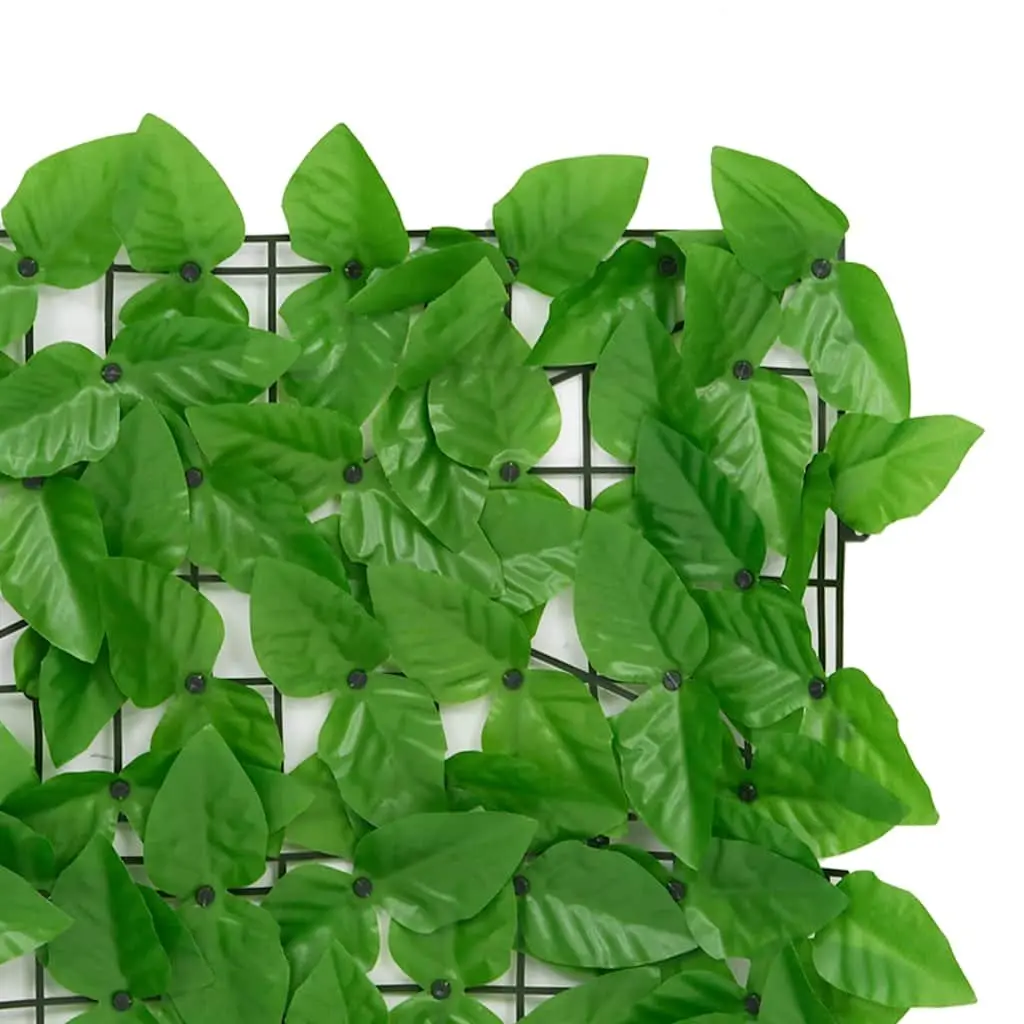 Garden Privacy Screen Green Leaves 600 x 75 cm UV-resistant Outdoor Windbreak Sunshade