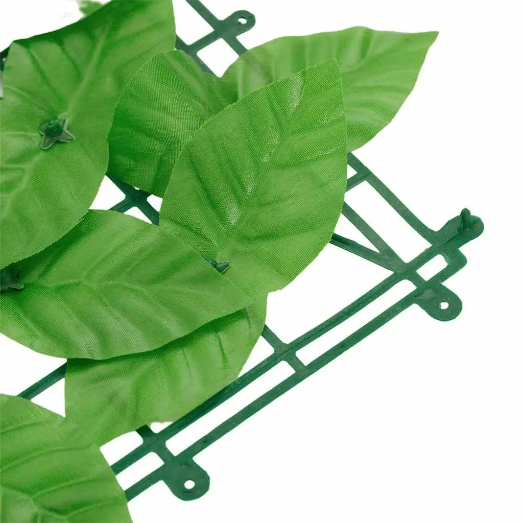 Garden Privacy Screen Green Leaves 600 x 75 cm UV-resistant Outdoor Windbreak Sunshade