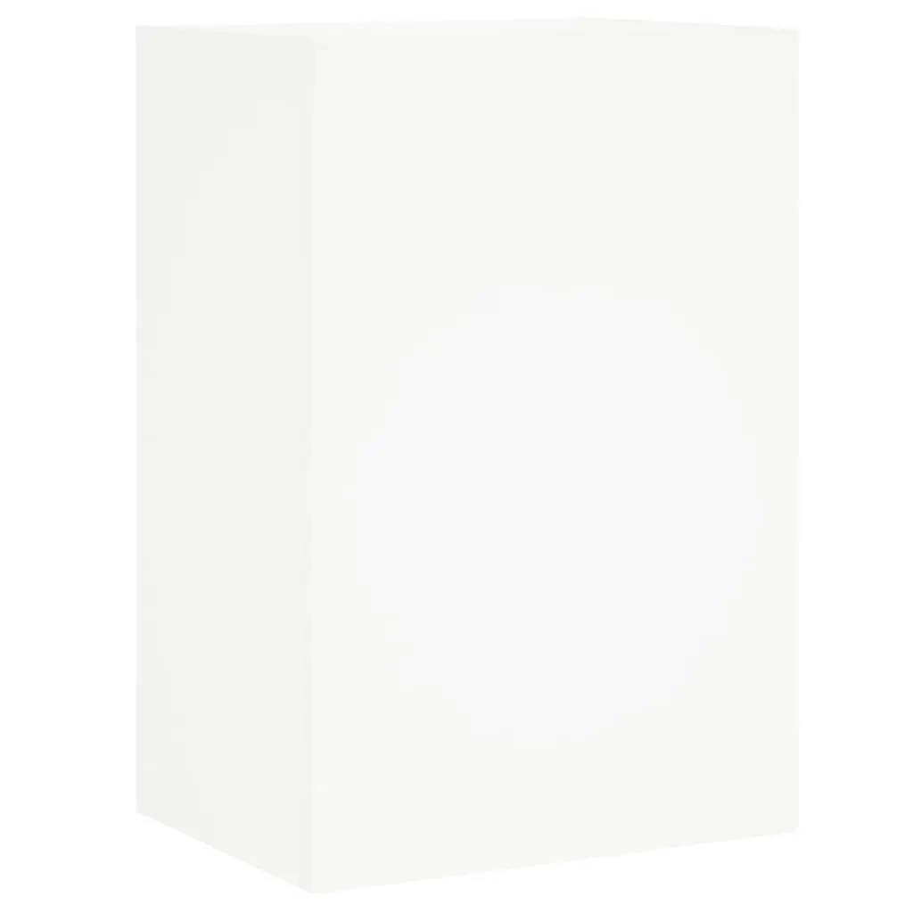 TV Wall Unit White 6 Piece Floating Storage Shelves Engineered Wood