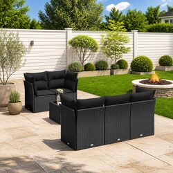 6 Piece Outdoor Sofa Set