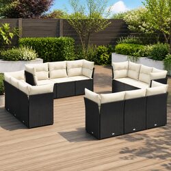 Compact and Comfortable 12-Piece Outdoor Sofa Set