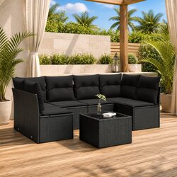 Confidently Stylish 7 Piece Garden Sofa Set