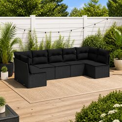 7 Piece Outdoor Garden Sofa Set for Relaxation