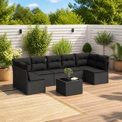 8 Piece Garden Sofa Set