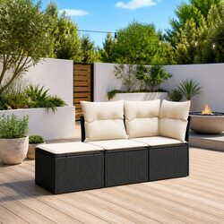 3-Piece Garden Sofa Set Perfect for Outdoor Relaxation