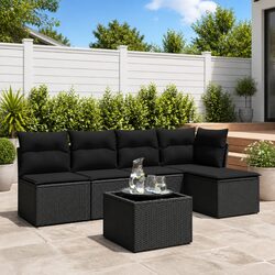 Compact 6-Piece Outdoor Sofa Set - Functional Design