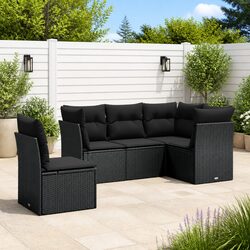 Compact 5 Piece Garden Sofa Set for Outdoor Enjoyment