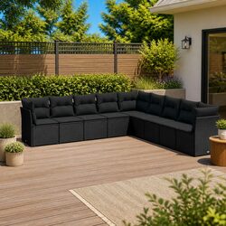9 Piece Garden Sofa Set