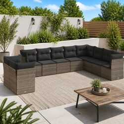 10-Piece Garden Sofa Set: Stylish and Practical