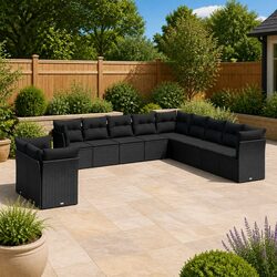 11-Piece Outdoor Garden Sofa Set