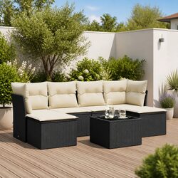 Compact 7 Piece Outdoor Sofa Set – Style Meets Function