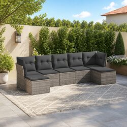 7 Piece Garden Sofa Set for Outdoor Relaxation