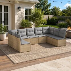 9 Piece Outdoor Sofa Set