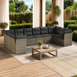 Stylish 10-Piece Garden Sofa Set for Your Outdoor Space