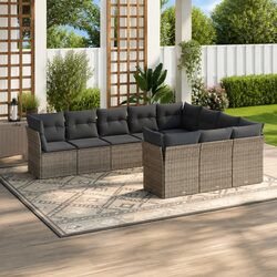 10 Piece Sofa Set for Outdoors