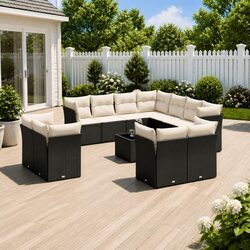 Confidently Stylish: 12 Piece Garden Sofa Set