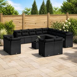 Compact and Modular 14-Piece Garden Sofa Set