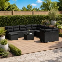 Compact and Functional 12 Piece Outdoor Sofa Set