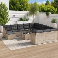Concise Overview: 13-Piece Garden Sofa Set