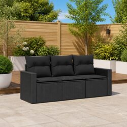 3 Piece Outdoor Sofa Set with Cushions for Your Patio
