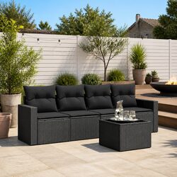 5 Piece Garden Sofa Set: Simple Yet Elegant