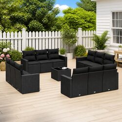13 Piece Garden Sofa Set with Easy Maintenance