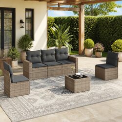 6-Piece Garden Sofa Set - Stylish and Durable