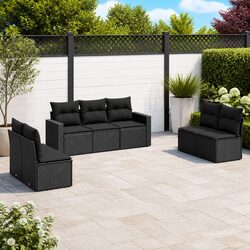 7 Piece Garden Sofa Set: Comfort Meets Durability