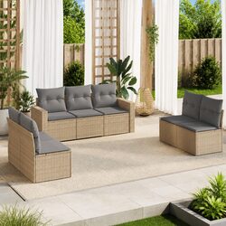7 Piece Garden Sofa Set: Simple and Effective Design