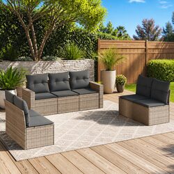 7-Piece Garden Sofa Set for Outdoor Spaces