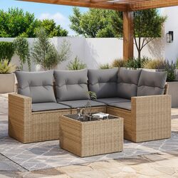 Concise 5-Piece Outdoor Sofa Set for Stylish Living