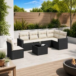 7 Piece Sofa Set for Outdoor Relaxation