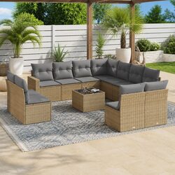 Compact and Stylish 12 Piece Garden Sofa Set