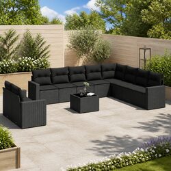 Concise 11 Piece Modular Garden Sofa Set