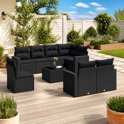 9-Piece Outdoor Sofa Set: Compact Comfort