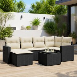 Compact and Stylish 7 Piece Garden Sofa Set